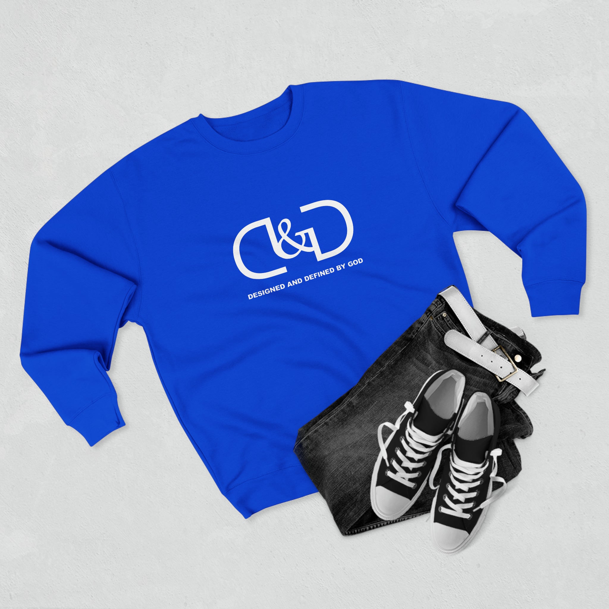 DEFINED & DESIGNED Premium Crewneck Sweatshirt