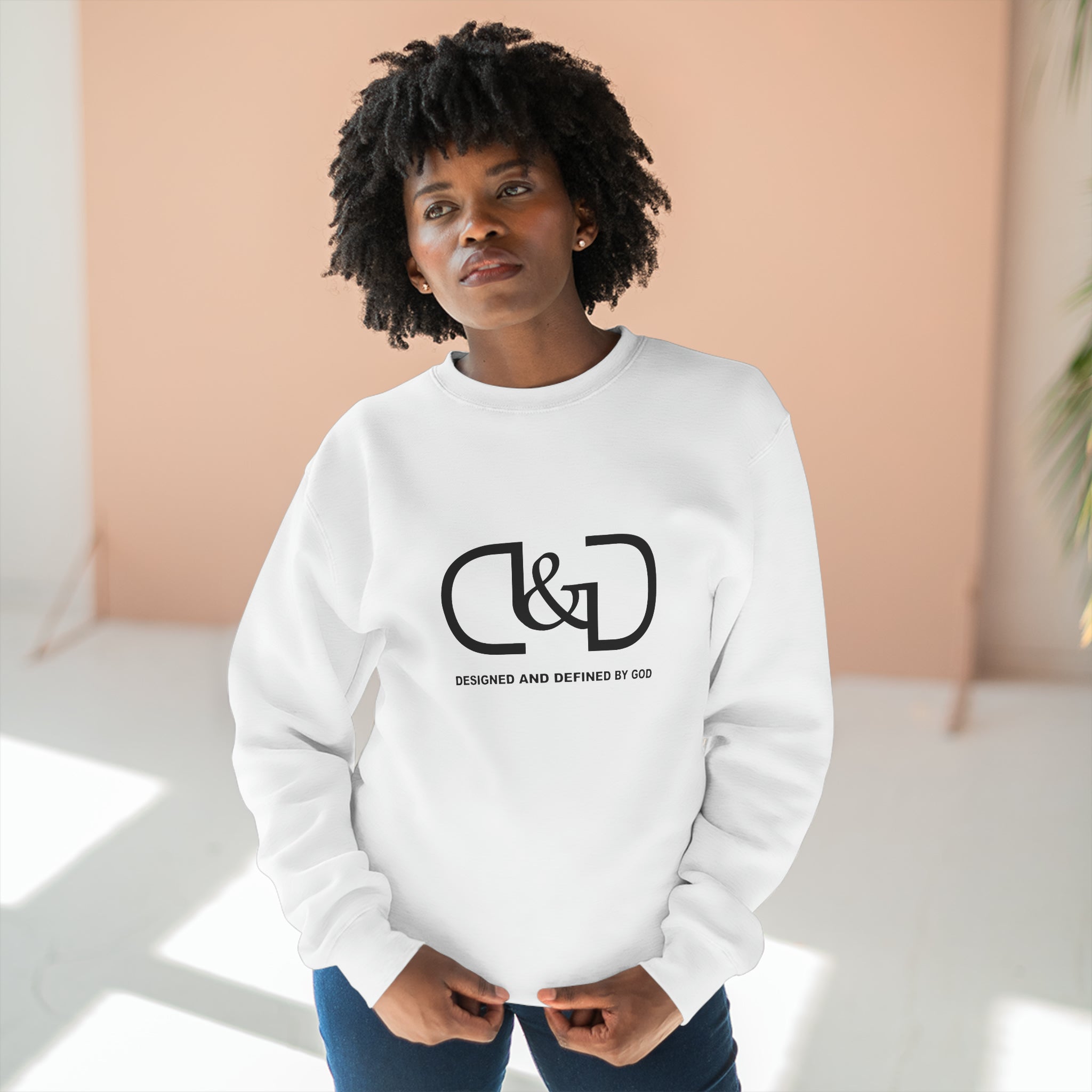 DEFINED & DESIGNED Premium Crewneck Sweatshirt